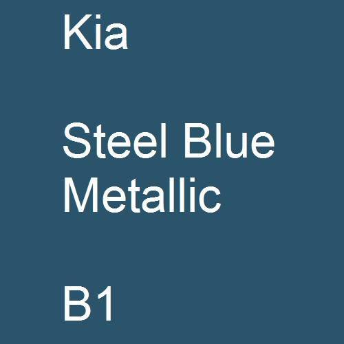 Kia, Steel Blue Metallic, B1.